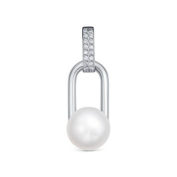z3-11142 Подвеска с жемчугом. Серебро 925.