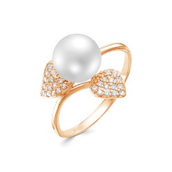 z1-10104 Кольцо с жемчугом. Золото 585.