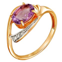 z1-8352 Кольцо с фианитами. Серебро 925.