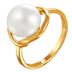z1-8615 Кольцо с жемчугом. Золото 585.