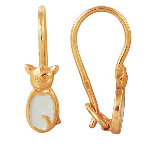 z2-766d Детские серьги.Золото 585. 