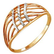 z1-8387 Кольцо без вставок. Золото 585.