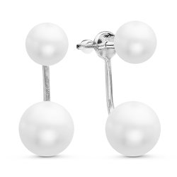 z2-9173 Серьги с жемчугом. Серебро 925.