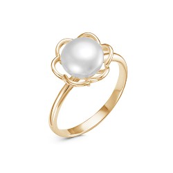 z1-10112 Кольцо с жемчугом. Золото 585.