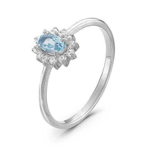 z1-8749 Кольцо с фианитами. Серебро 925.
