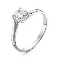 z1-9402 Кольцо с фианитами. Серебро 925.