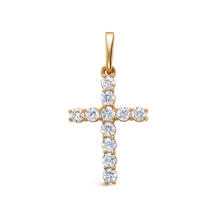 z3-10321 Подвеcка с фианитами. Серебро 925. 