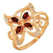 z1-7577 Кольцо с фианитами. Серебро 925.