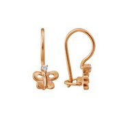 z2-7725d Детские серьги.Золото 585. 