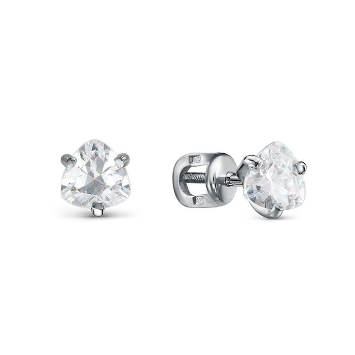 z2-11147 Серьги с фианитами. Серебро 925. 