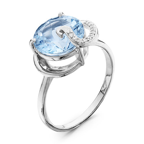 z1-8906 Кольцо с фианитами. Серебро 925. 