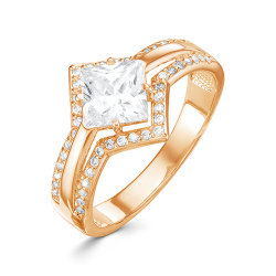 z1-9726 Кольцо с фианитами. Золото 585.