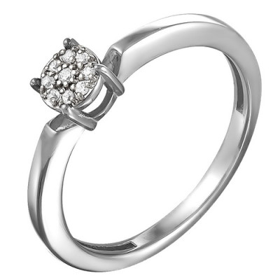 z1-8681 Кольцо с фианитами. Серебро 925.