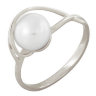 z1-5046 Кольцо с жемчугом. Серебро 925. 