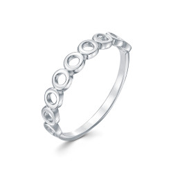z1-11027 Кольцо с фианитами. Серебро 925.