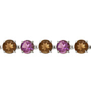 z8-076 Браслет с фианитами. Серебро 925.