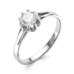 z1-9558 Кольцо с фианитами. Серебро 925.