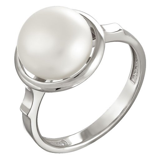 z1-8591 Кольцо с жемчугом. Серебро 925. 
