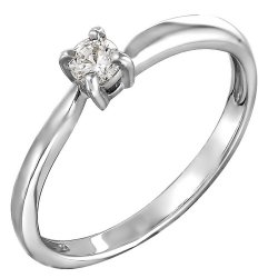 z1-8400 Кольцо с фианитами. Серебро 925.