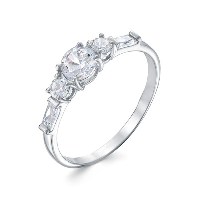 z1-10941 Кольцо с фианитами. Серебро 925.