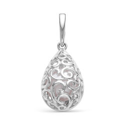 z3-9501 Подвеска с жемчугом. Серебро 925.