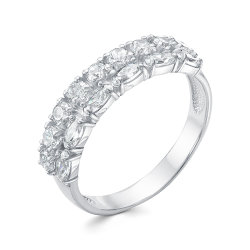z1-9835 Кольцо с фианитами. Серебро 925.