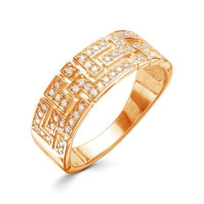 z1-9596 Кольцо с фианитами. Золото 585.