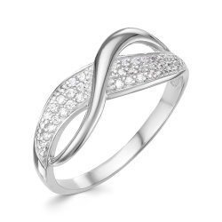 z1-9749 Кольцо с фианитами. Серебро 925.