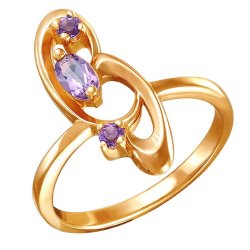 z1-360 Кольцо с полудрагоценными вставками. Золото 585.