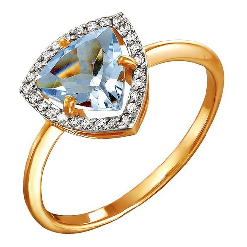 z1-8394 Кольцо с полудрагоценными вставками. Золото 585. 