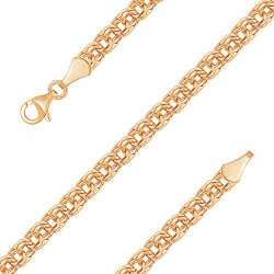 z6-069b0,8-1 Цепь ручного плетения Бисмарк.Толщина проволоки 0,80 мм.Золото 585.