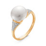 z1-9231 Кольцо с жемчугом. Золото 585. 