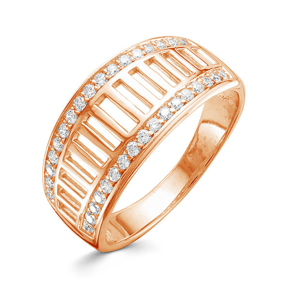 z1-9516 Кольцо с фианитами. Золото 585. 