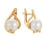 z2-8627 Серьги с жемчугом. Серебро 925. 