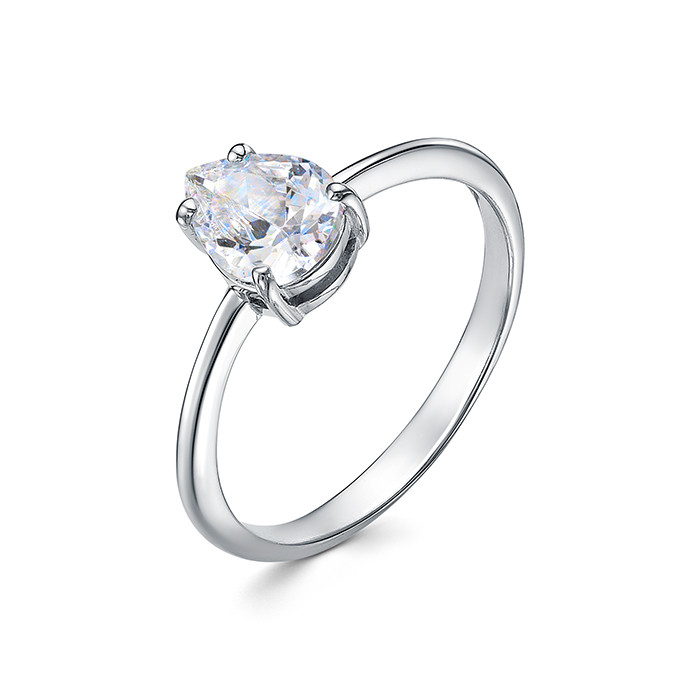 z1-10481 Кольцо с фианитами. Серебро 925.  