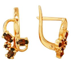 z2-102 Серьги с фианитами. Серебро 925.