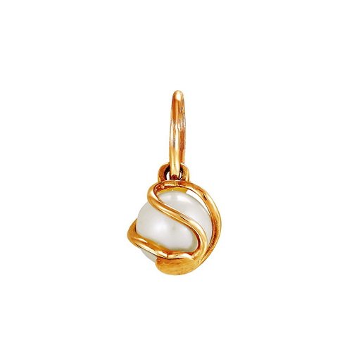 z3-8340 Подвеска с жемчугом. Золото 585. 