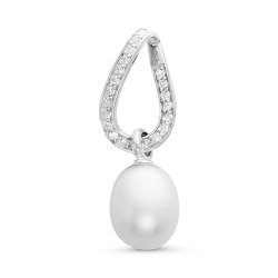 z3-9301 Подвеска с жемчугом. Серебро 925.