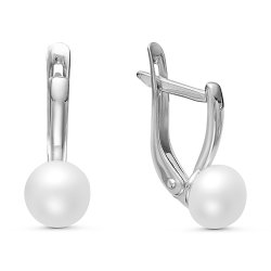 z2-9481-a Серьги с жемчугом. Серебро 925.