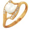 z1-7522 Кольцо с жемчугом. Серебро 925. 