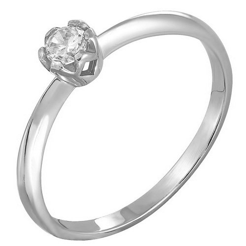 z1-8416 Кольцо с фианитами. Серебро 925. 