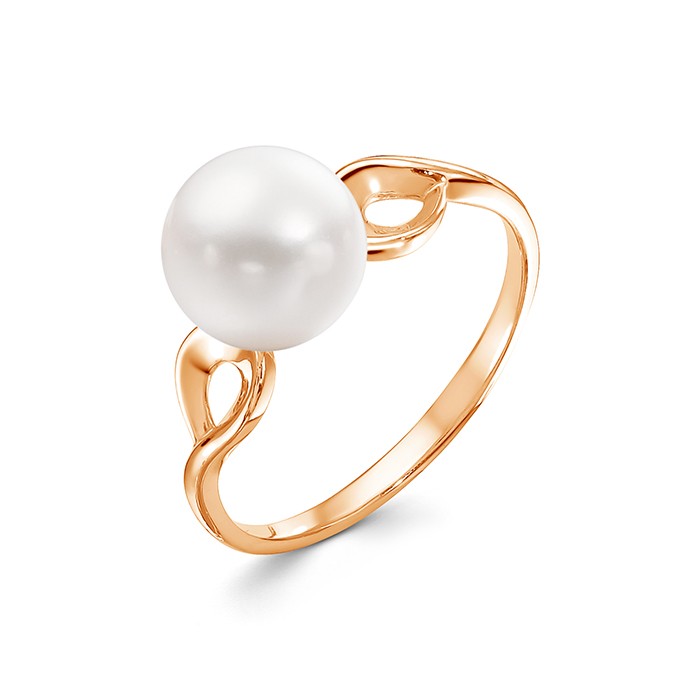 z1-10662 Кольцо с жемчугом. Золото 585. 