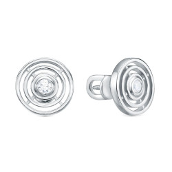 z2-11096 Серьги с фианитами. Серебро 925.