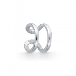 z2-10736 Серьги с фианитами. Серебро 925.