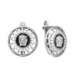 z2-11267l Серьги с фианитами. Серебро 925.