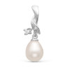z3-8957 Подвеска с жемчугом. Серебро 925. 