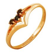 z1-328 Кольцо с фианитами. Золото 585.