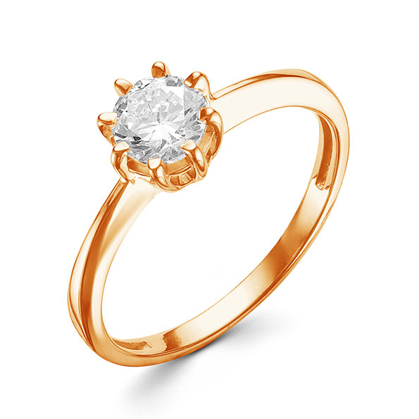 z1-8779 Кольцо с фианитами. Золото 585. 