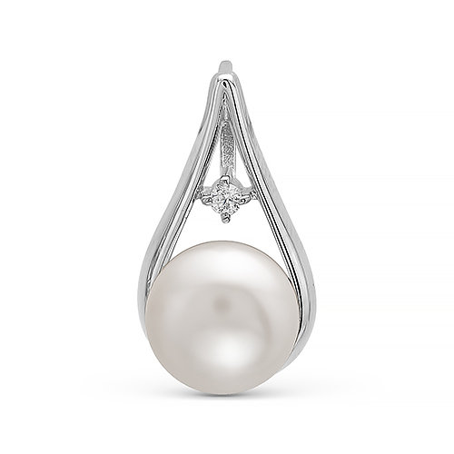 z3-8518 Подвеска с жемчугом. Серебро 925. 