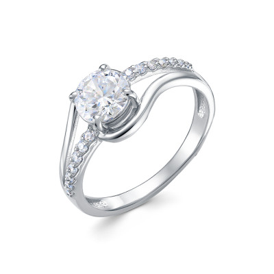 z1-10551 Кольцо с фианитами. Серебро 925.